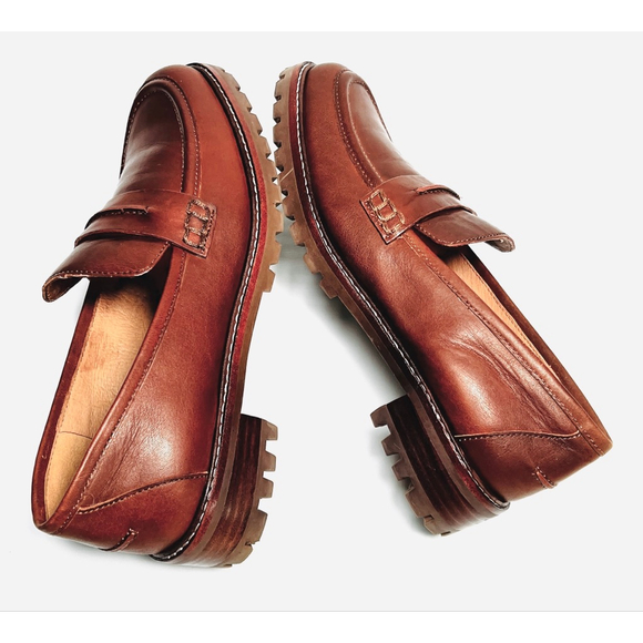 Madewell Chestnut Leather Flats - Picture 3 of 7